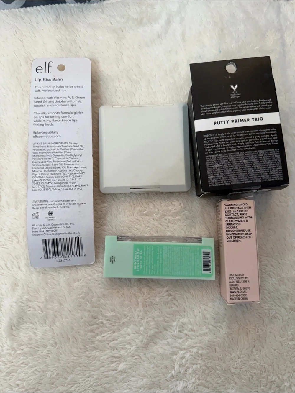 Women Makeup Mint & Rose Eye and Lip Set - Green, Pink, Purple, Blue, Brown